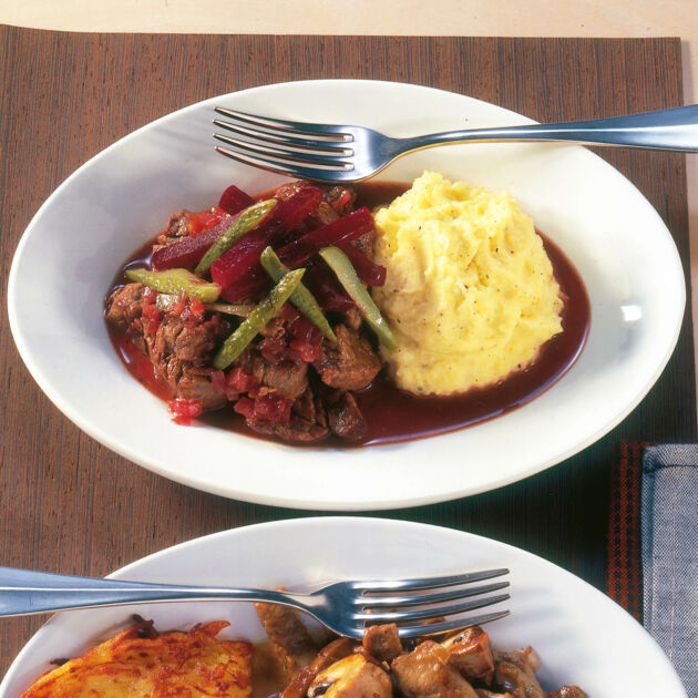 Filetgulasch Stroganoff Rezept Kuchengotter