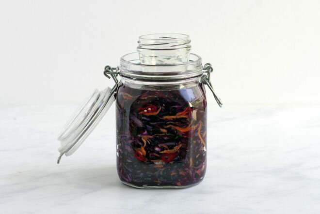 Fermentierter Rotkohl Fermentierter Rotkohl