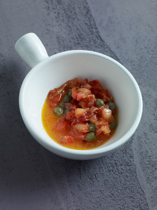 Rezept für Tomatenbutter zu selbst gemachten Ravioli