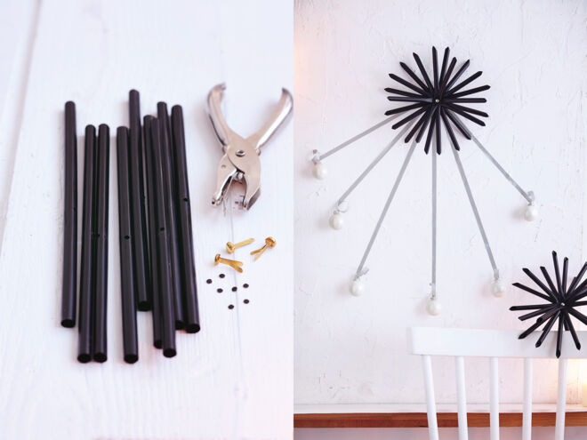 Weihnachtdeko Stohhalmstern selber machen Weihnachtdeko Stohhalmstern selber machen