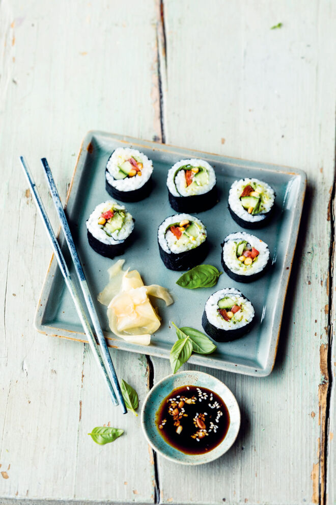 Tomaten-Sushi