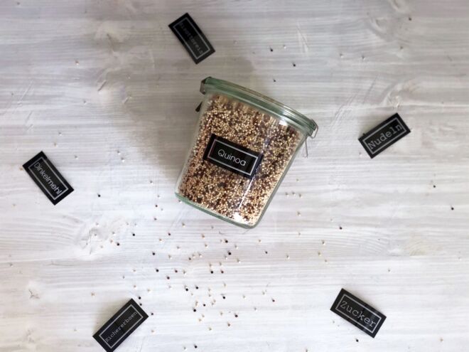 Etiketten für Vorratsgläser Etiketten für Vorratsgläser