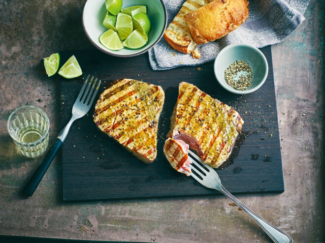 Marinierte Thunfischsteaks Marinierte Thunfischsteaks