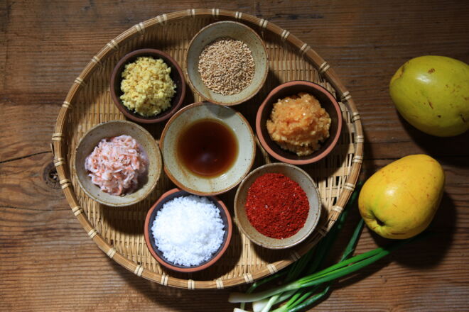 Kimchi Zutaten Kimchi Zutaten