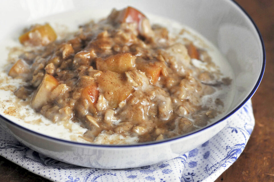 Apfelkuchen-Porridge