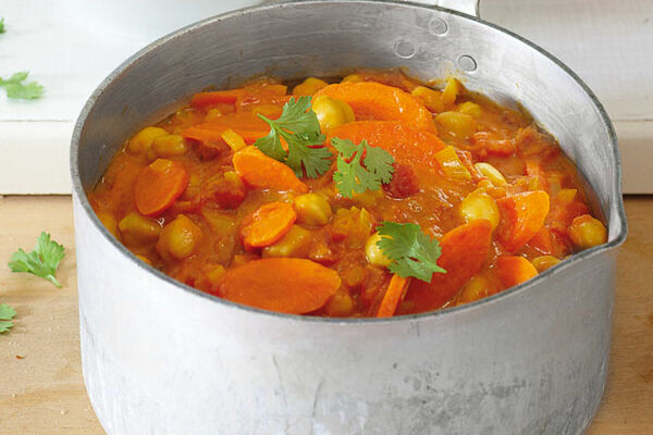 Tomaten-Kichererbsen-Curry