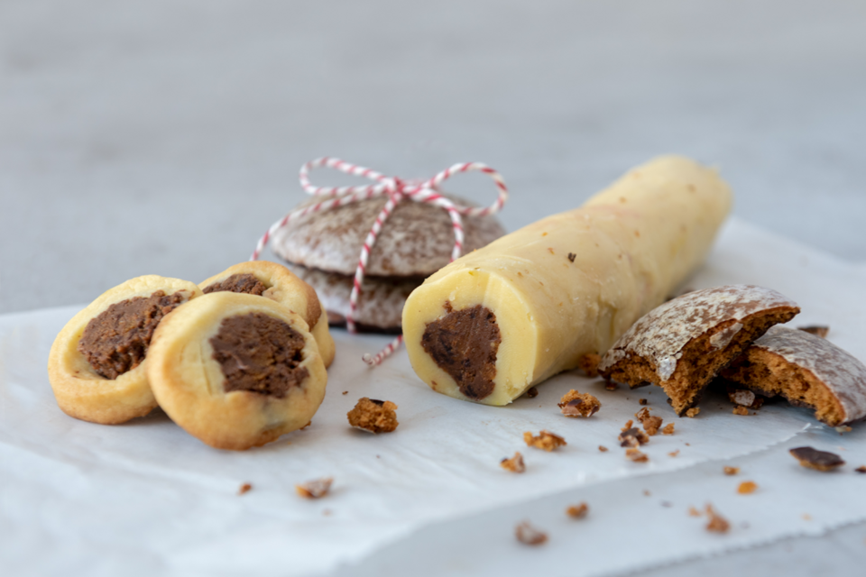 Rollenkekse 1 Teig, 10 Plätzchen Küchengötter