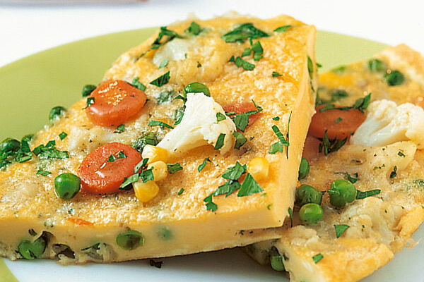 Buttergemüse-Omelett