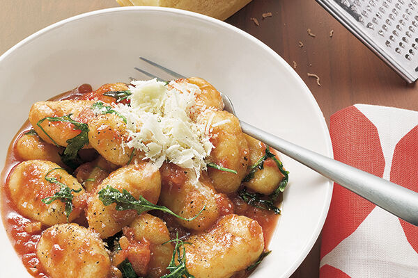Gnocchi mit Tomaten-Parmesan-Sauce