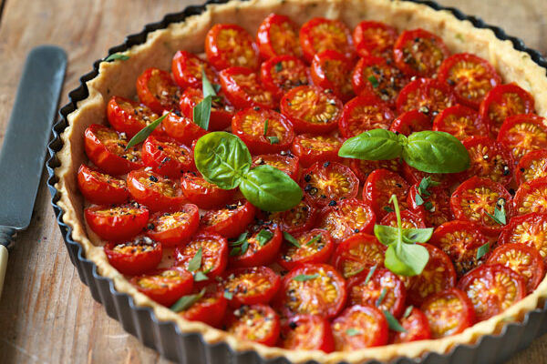 Tomaten-Mandel-Tarte
