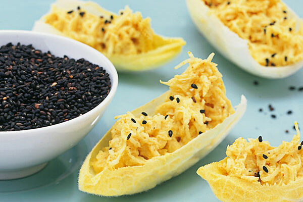 Chicorée-Salat mit Curryrettich