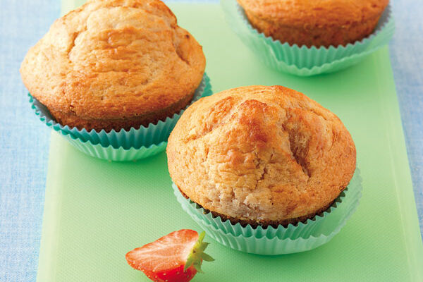 Erdbeer-Vanille-Muffins
