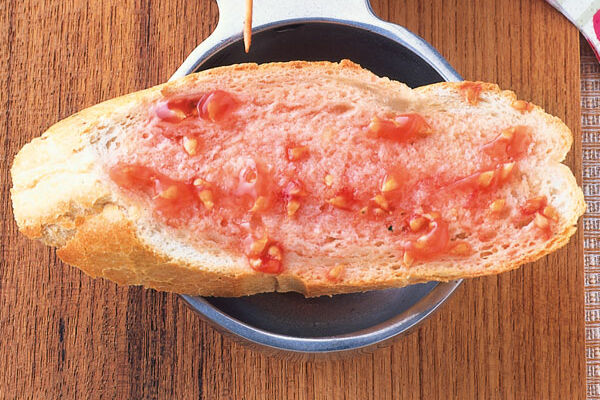 Tomaten-Knoblauch-Brot