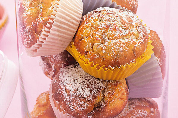 Aprikosen-Minze-Muffins
