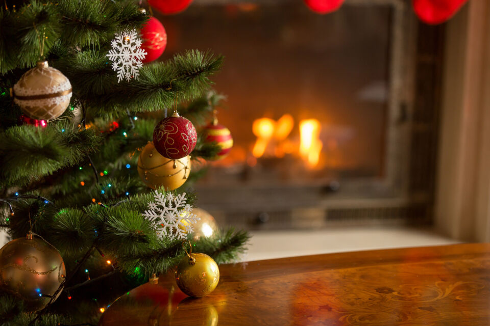Eine besinnliche Zeit unterm Weihnachtsbaum und vorm Kamin verbringen