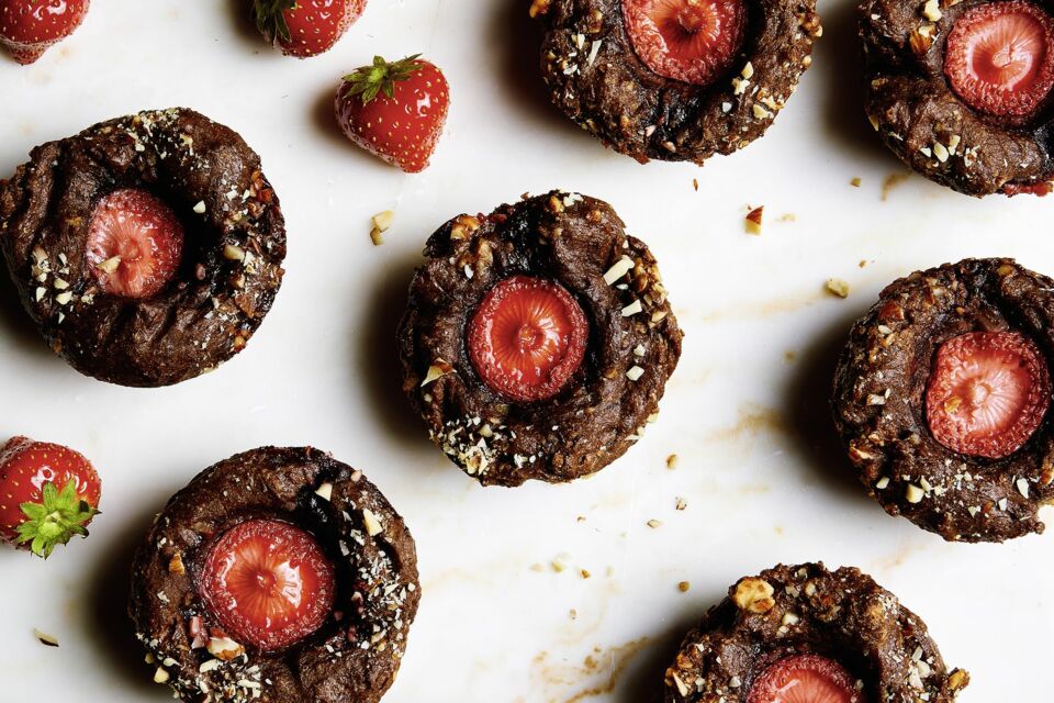 Schoko-Erdbeer-Muffins