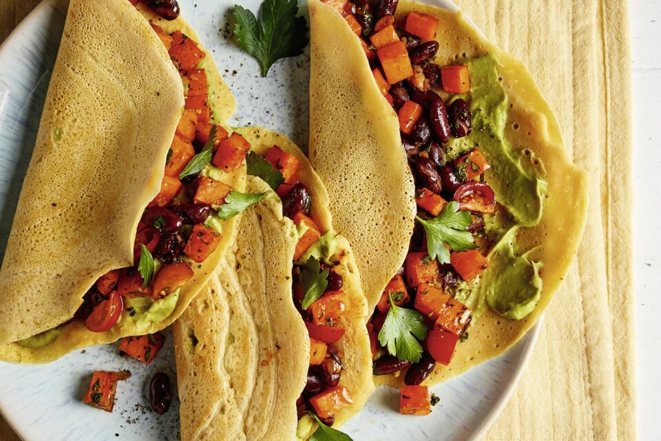 Kichererbsen-Tacos