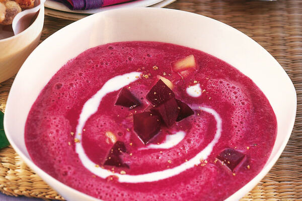Rote-Bete-Suppe mit Ingwer