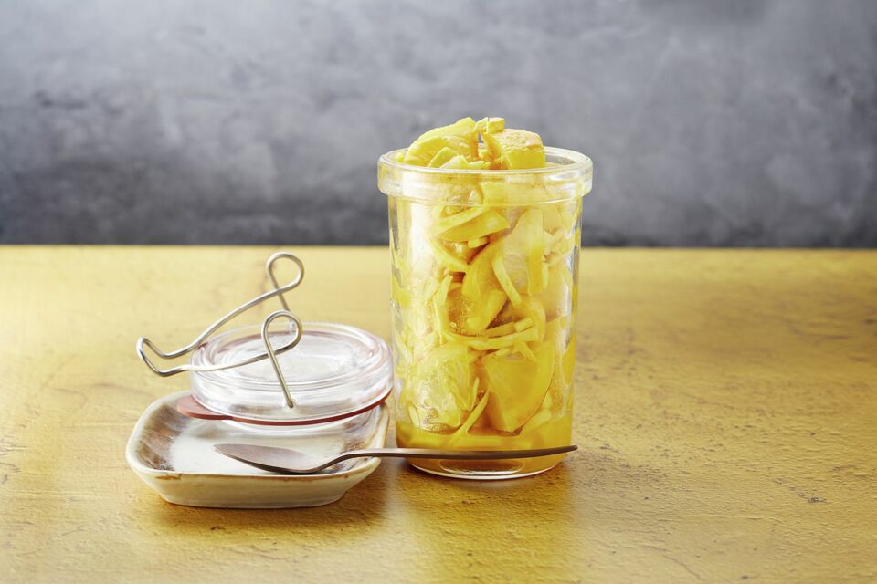 Zitronen-Ingwer-Pickles