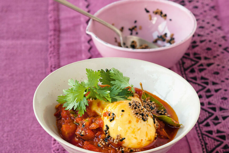Tomaten-Eier-Curry
