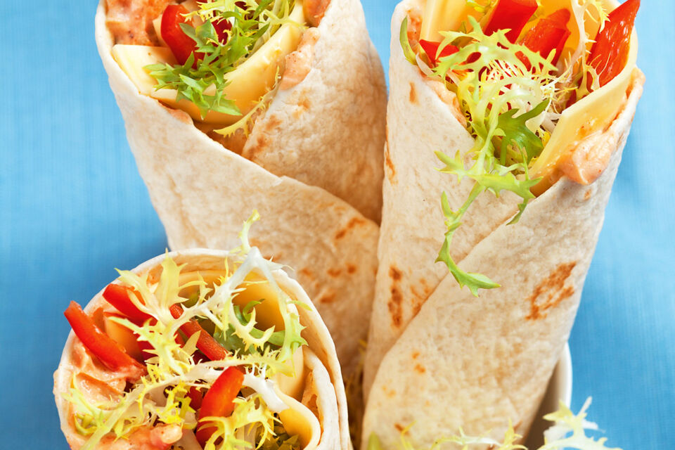Wie Viele Kalorien Hat Ein Wrap Ohne Belag 29 Wraps unter 500 Kalorien | Küchengötter