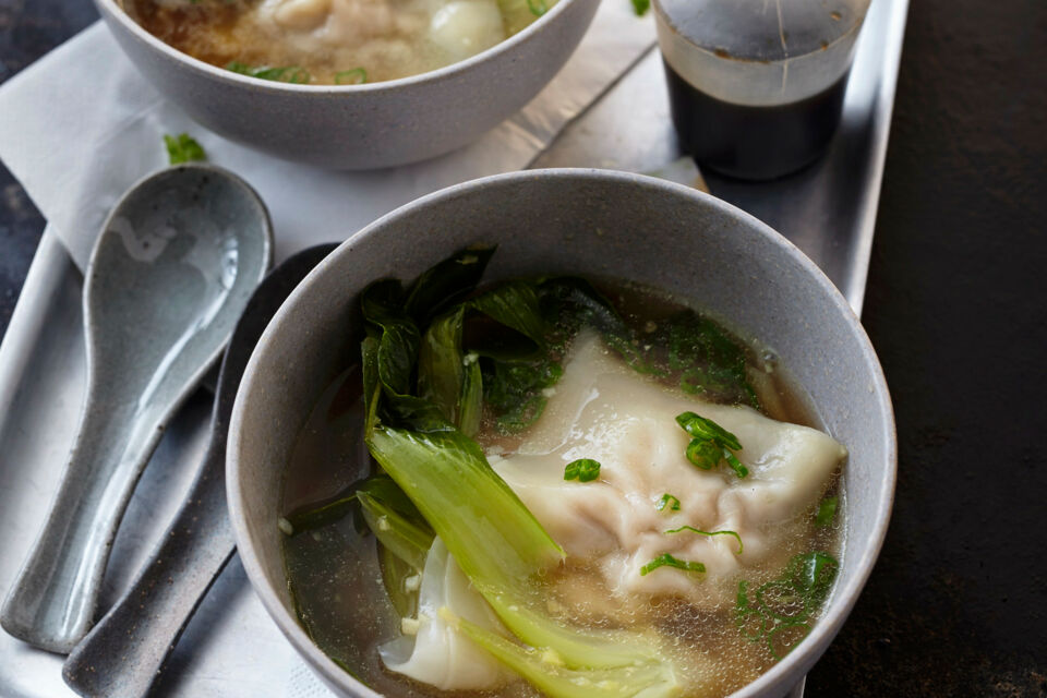Chinesische Wan-Tan-Suppe
