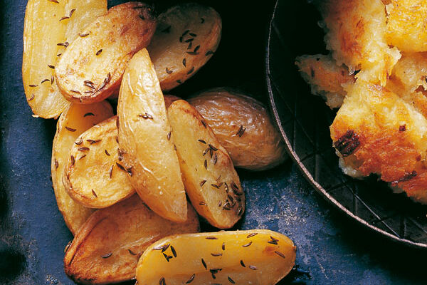 Kümmel-Kartoffeln aus dem Ofen
