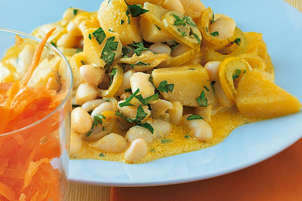 Kartoffel-Bohnen-Curry