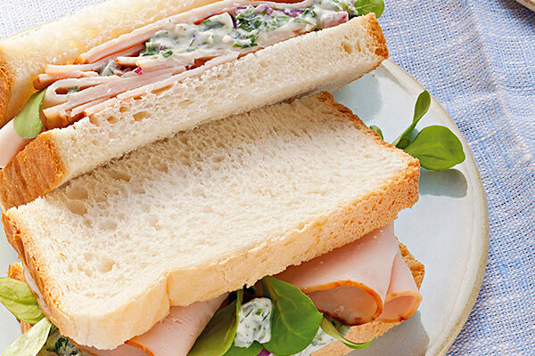 Putenbrust-Sandwich