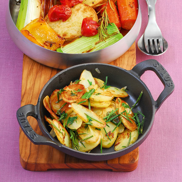 Bratkartoffeln mit Kräutern Rezept | Küchengötter