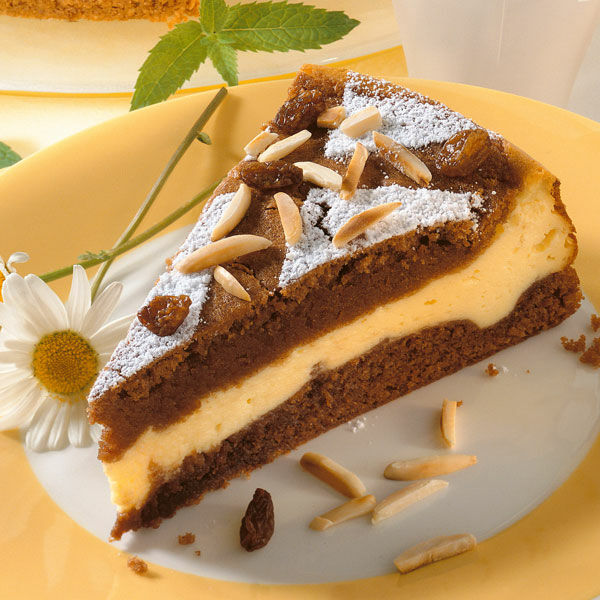 Dunkle Quarktorte