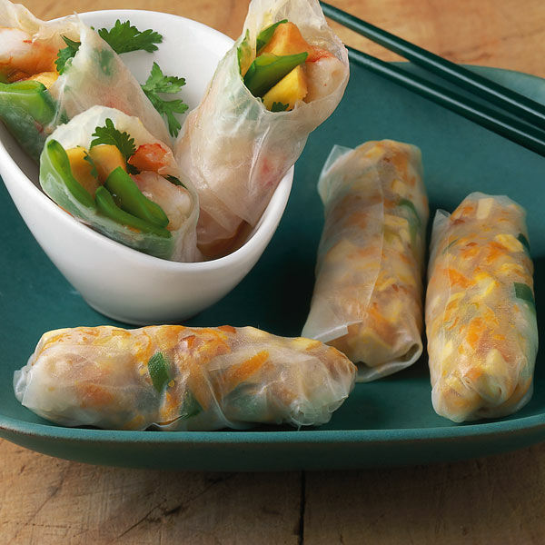 Vegane ReispapierRöllchen Rezept Küchengötter