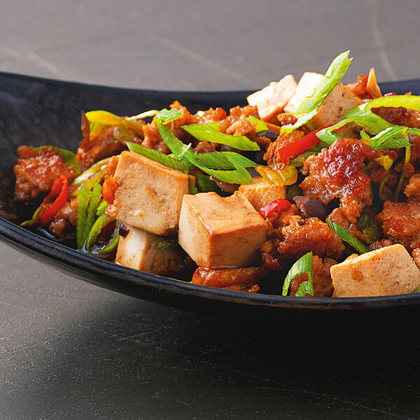 Tofu mit schwarzen Bohnen und Hack Rezept | Küchengötter Tofu mit schwarzen Bohnen und Hack Rezept | Küchengötter