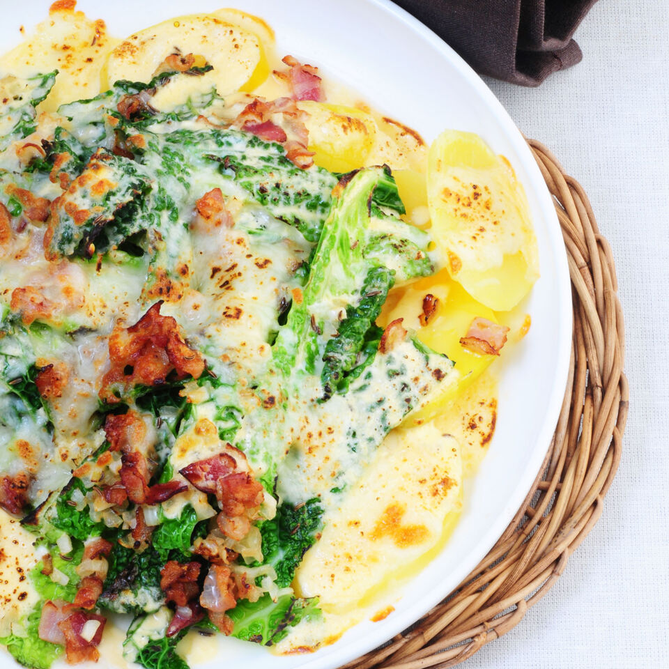 Wirsing-Kartoffel-Auflauf