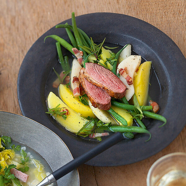 Birnen, Bohnen, Speck Rezept Küchengötter