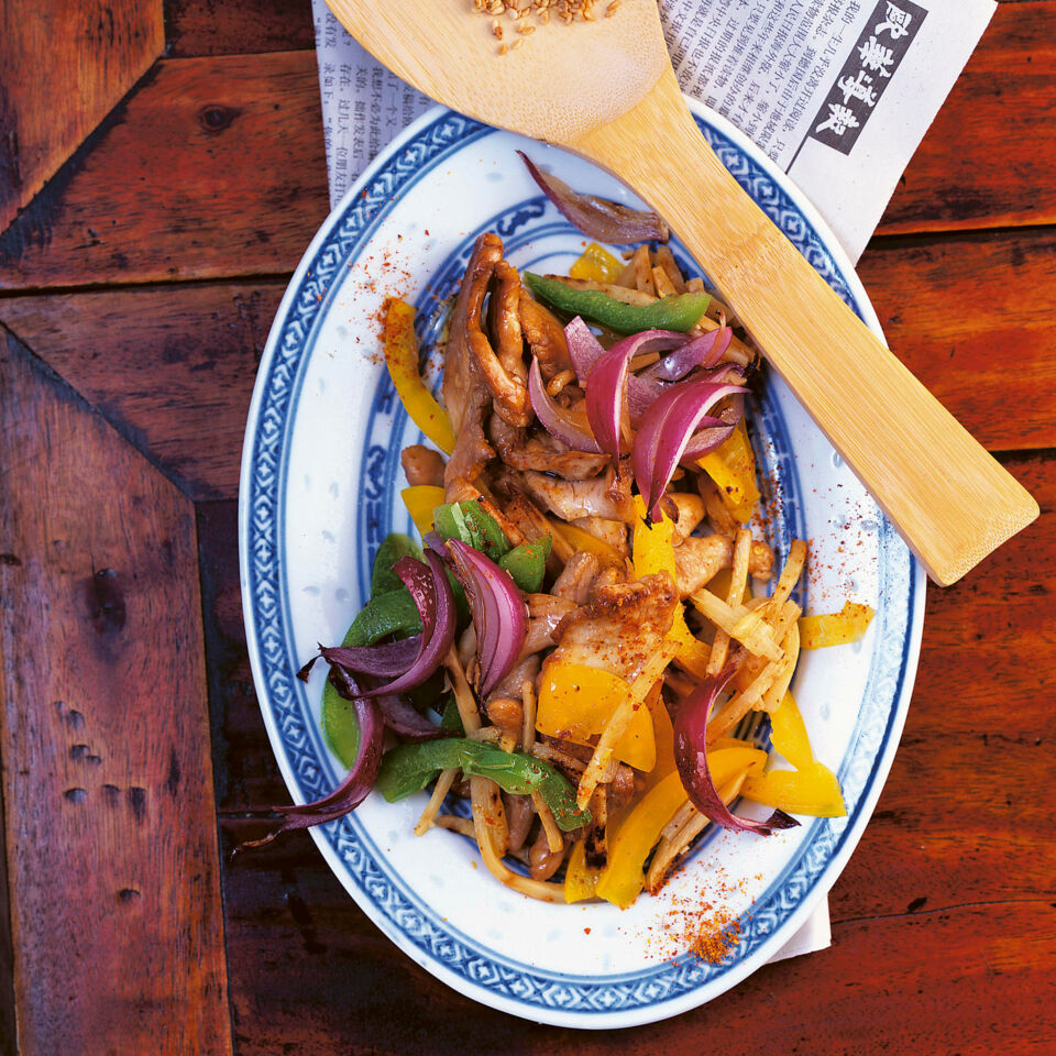 Hähnchen mit Bambussprossen Rezept | Küchengötter Hähnchen mit Bambussprossen Rezept | Küchengötter