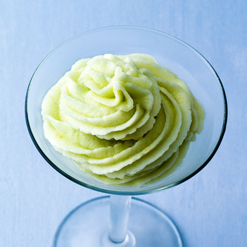 Grünes Apfelsorbet mit Zitronengras Rezept | Küchengötter Grünes Apfelsorbet mit Zitronengras Rezept | Küchengötter