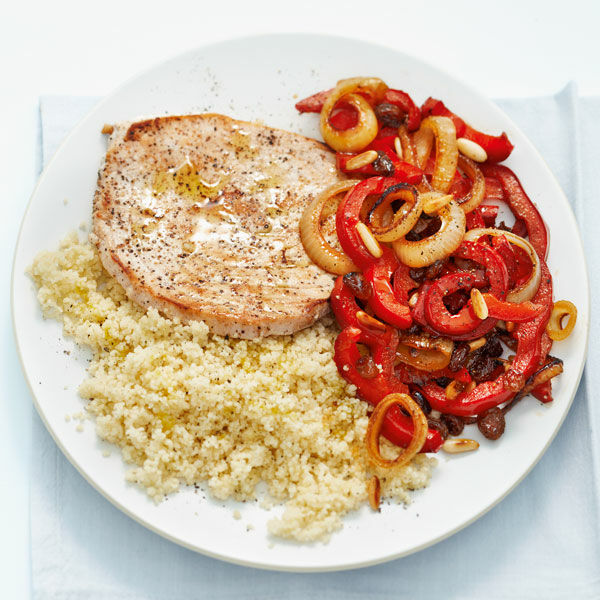 Schwertfisch mit Paprika Rezept | Küchengötter Schwertfisch mit Paprika Rezept | Küchengötter