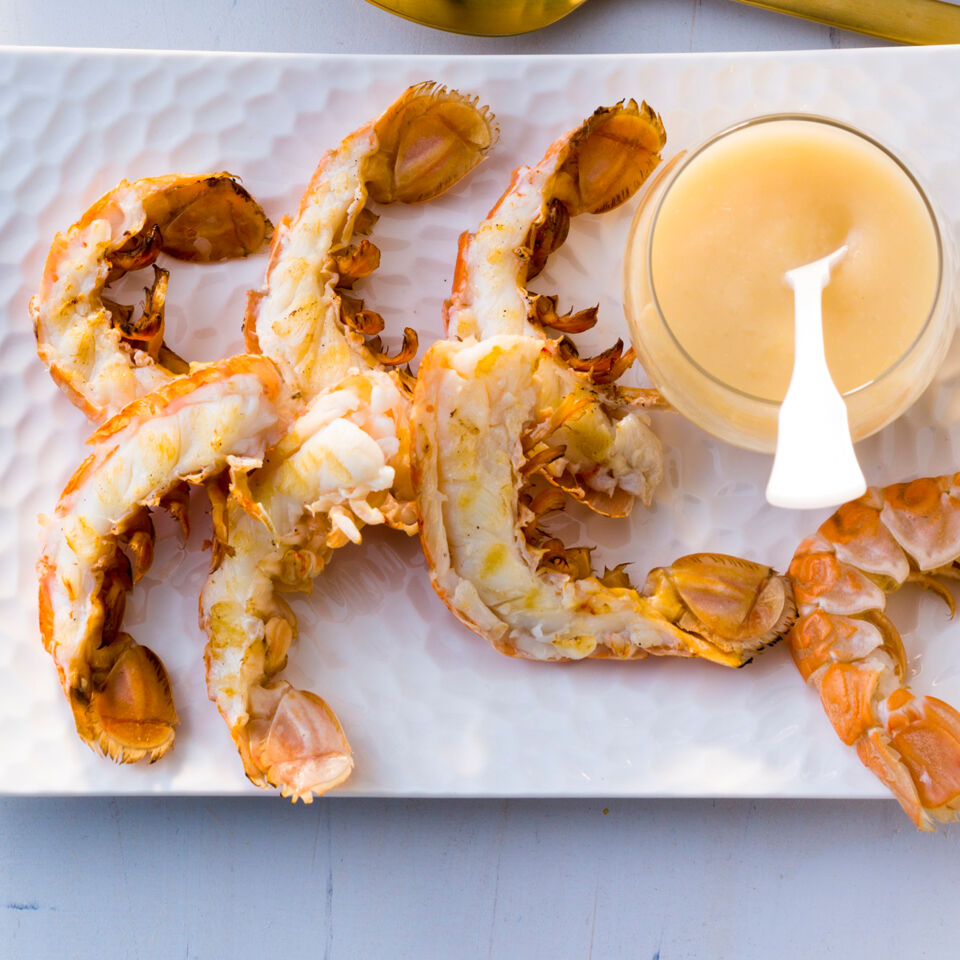 Geräucherte Scampi
