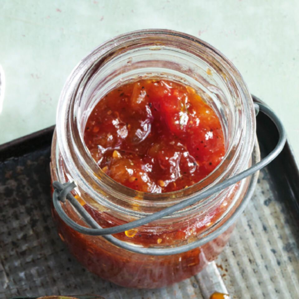 Aprikosen-Tomaten-Konfitüre mit Koriander Rezept | Küchengötter