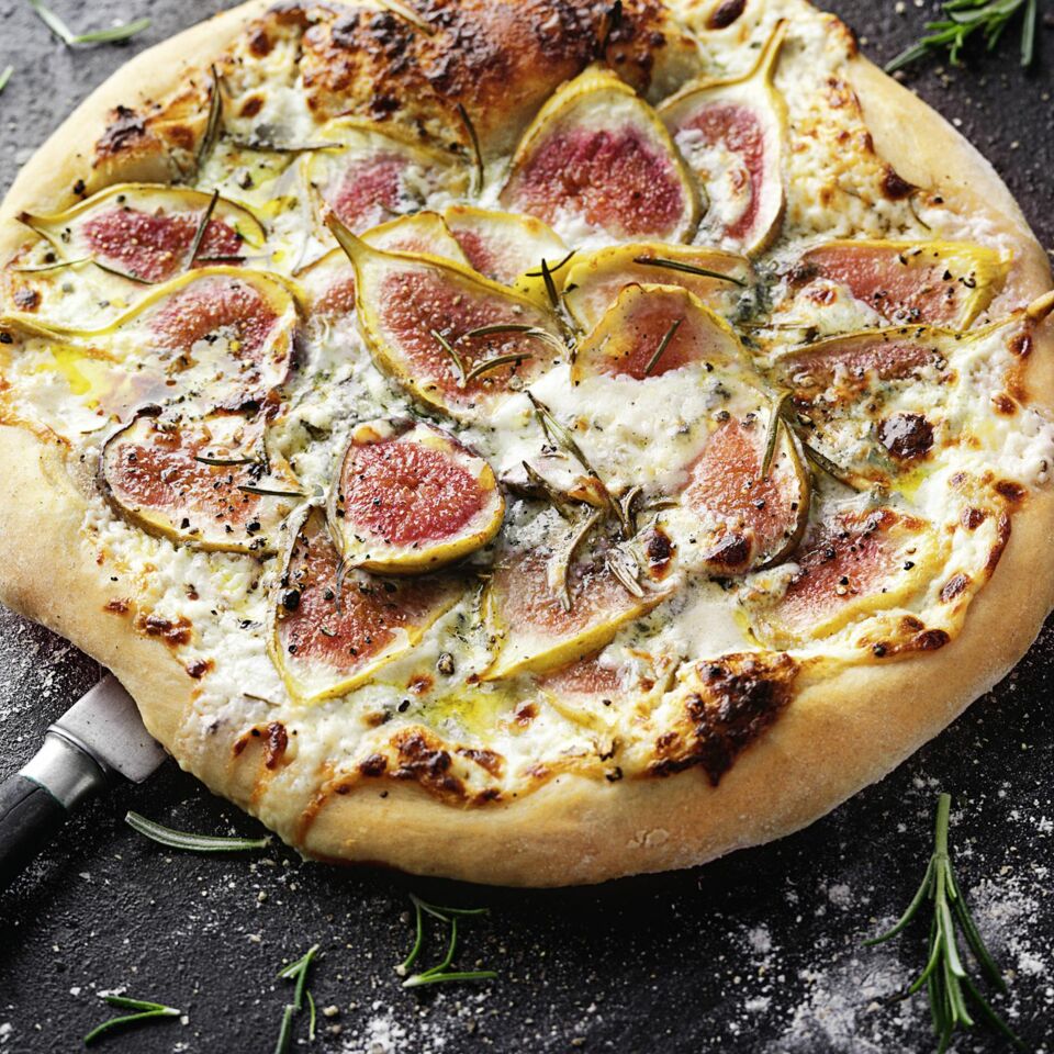 Pizza Gorgonzola-Feige Rezept | Küchengötter