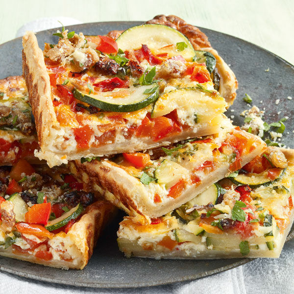 Gemüse-Tarte mit Feigen-Gremolata Rezept | Küchengötter Gemüse-Tarte mit Feigen-Gremolata Rezept | Küchengötter