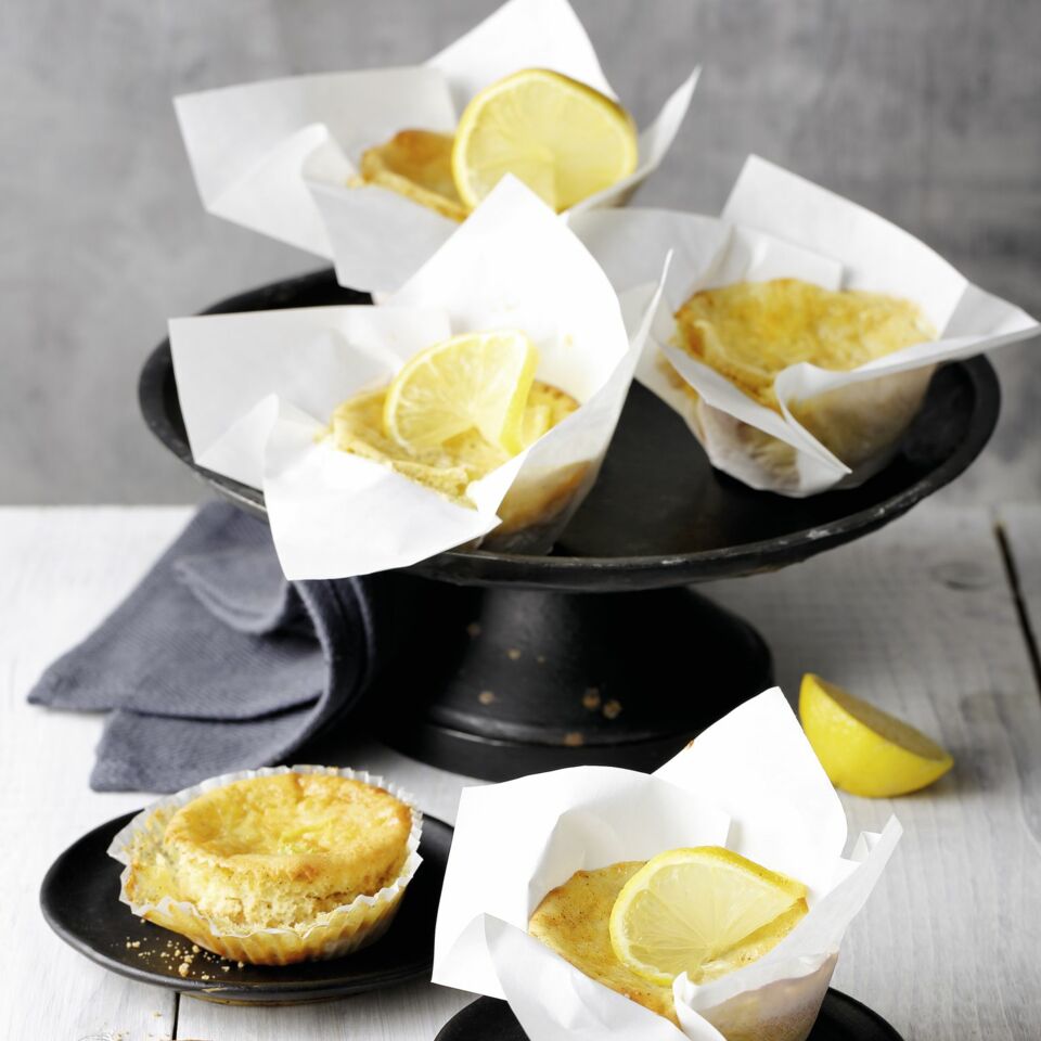 Zitronen-Frischkäse-Muffins I süßes ketogenes Rezept | Küchengötter