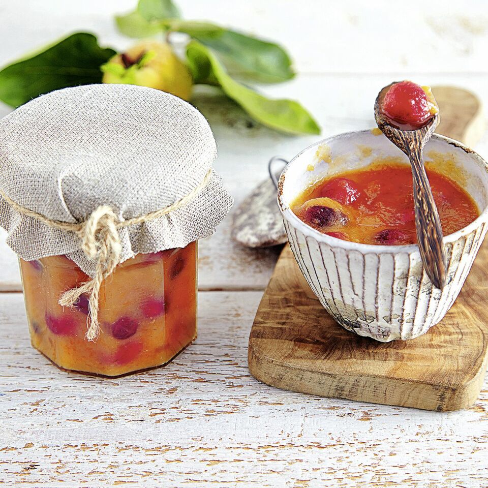 Quittenmus mit Cranberrys Rezept | Küchengötter Quittenmus mit Cranberrys Rezept | Küchengötter