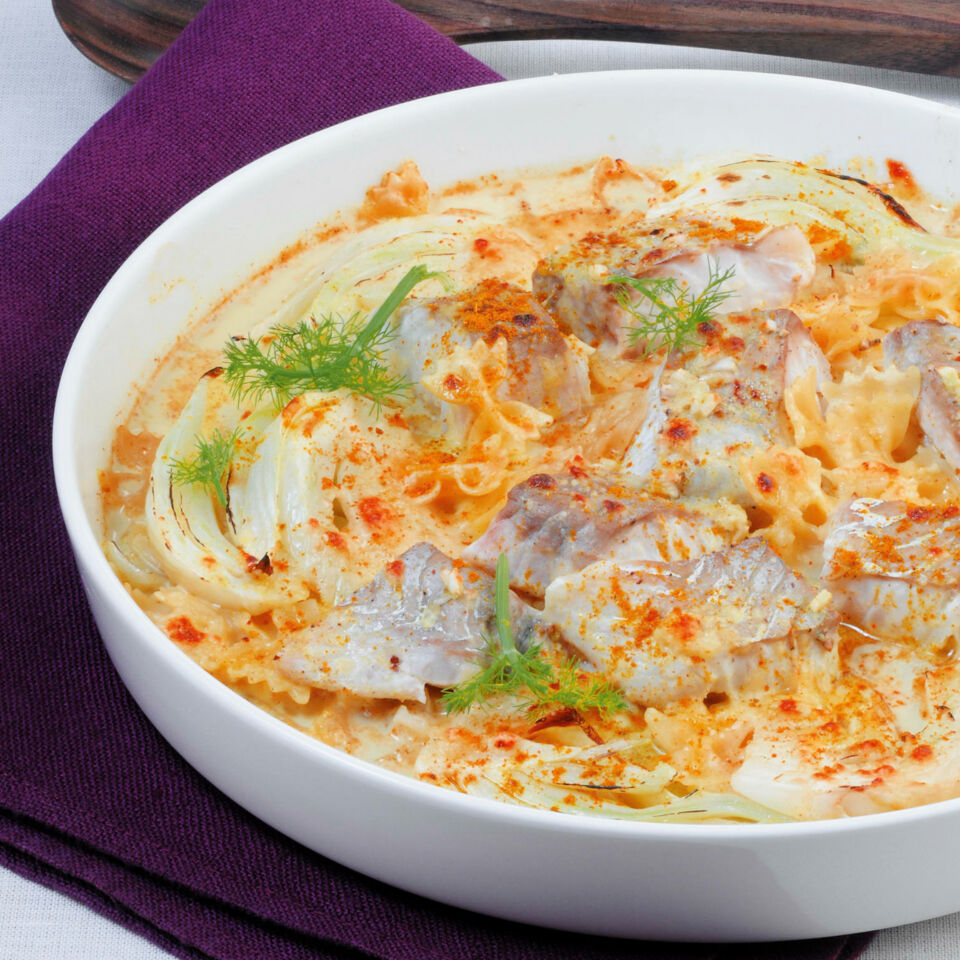 Fenchel-Fisch-Gratin Rezept | Küchengötter Fenchel-Fisch-Gratin Rezept | Küchengötter