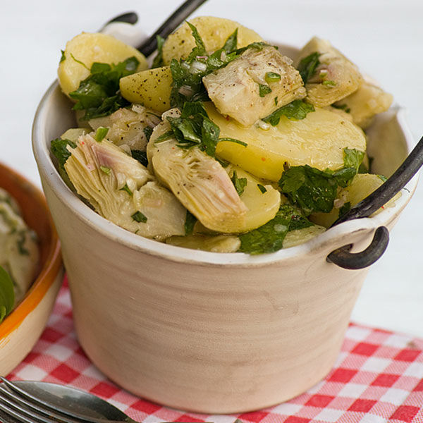 Kartoffel-Artischocken-Salat Rezept | Küchengötter