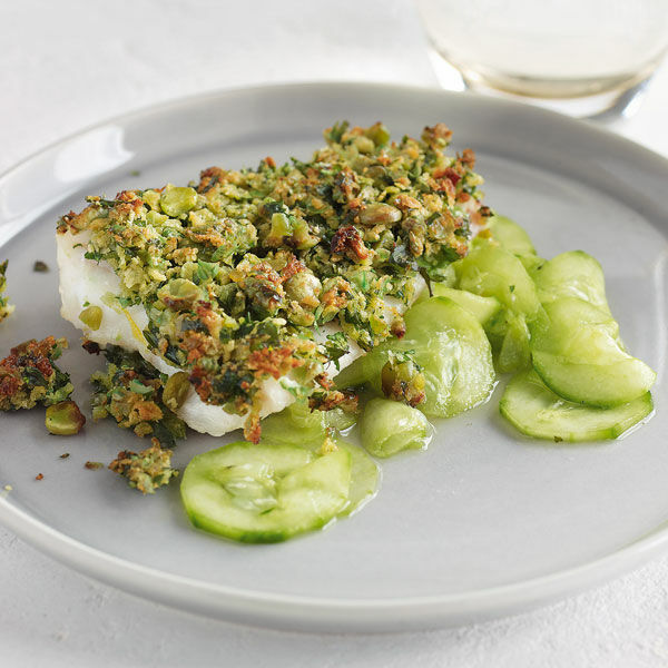 Fischfilet mit Wasabi-Kruste Rezept | Küchengötter Fischfilet mit Wasabi-Kruste Rezept | Küchengötter