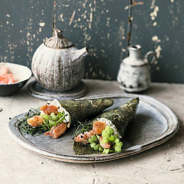 Te-Maki mit Knusperhuhn Rezept | Küchengötter