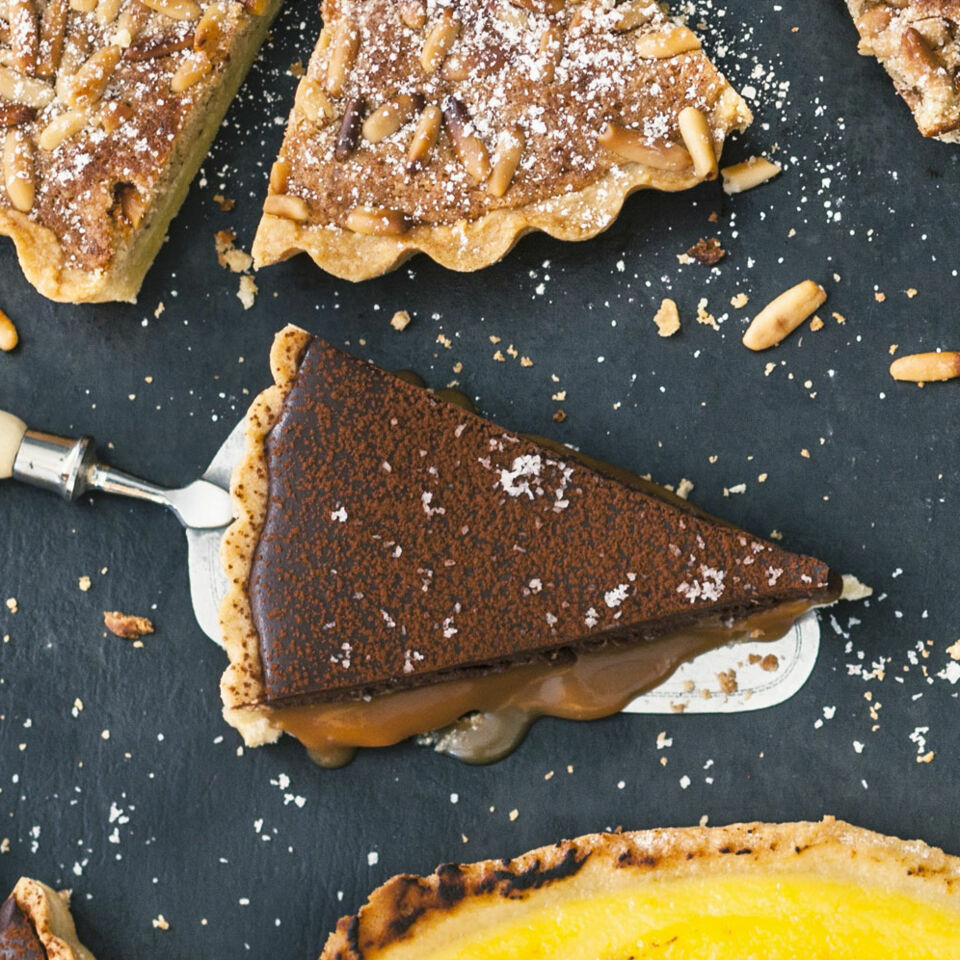 Tarte au chocolat et caramel salé - Schoko-Karamell-Tarte Rezept ... Tarte au chocolat et caramel salé - Schoko-Karamell-Tarte Rezept ...