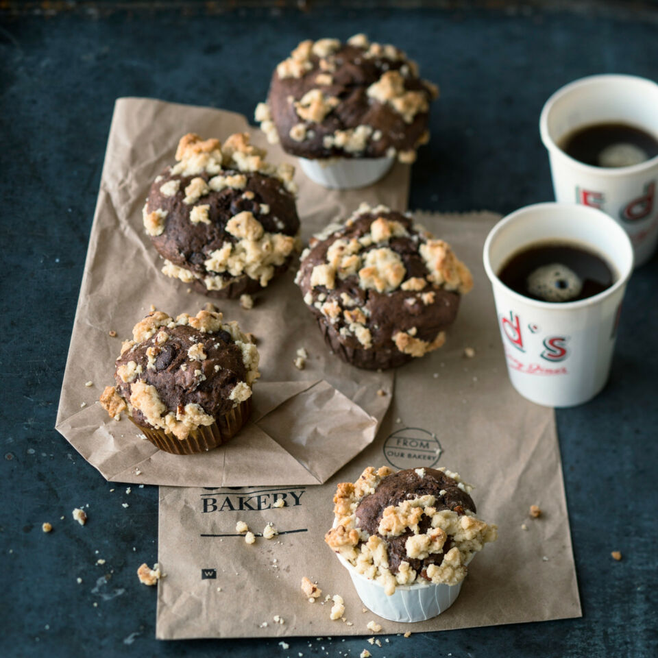 Chocolate Crumb Muffins